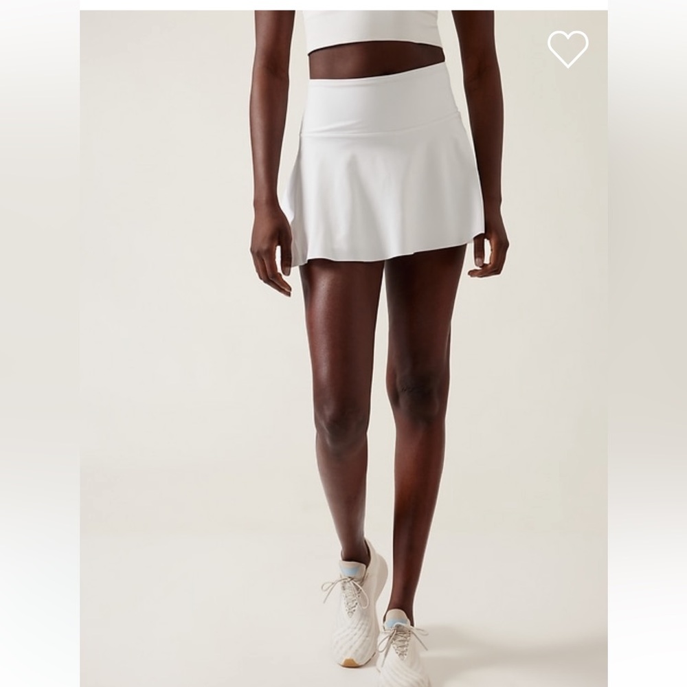 Athleta Ace Tennis Skort 13.5" // Bright White #657545